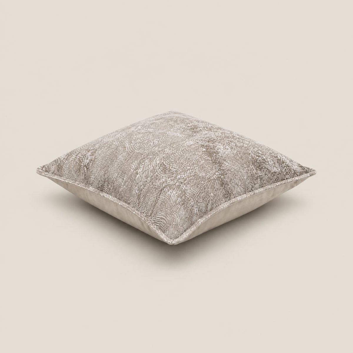 Sienna Taupe Abstract Ripple Cushion Cover - Home Artisan