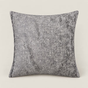Sienna Charcoal Grey Abstract Ripple Cushion Cover - Home Artisan
