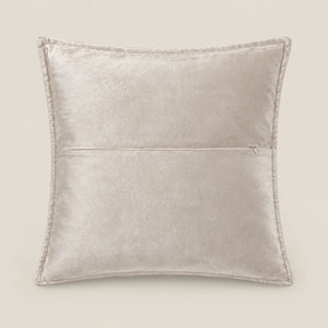 Ophelia Beige Abstract Marble Pattern Cushion Cover - Home Artisan