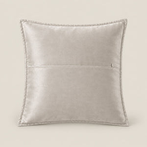 Solene Beige Textured Abstract Cushion Cover - Home Artisan