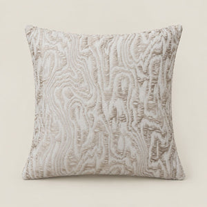 Rowan Ivory and Taupe Woodgrain Cushion Cover - Home Artisan