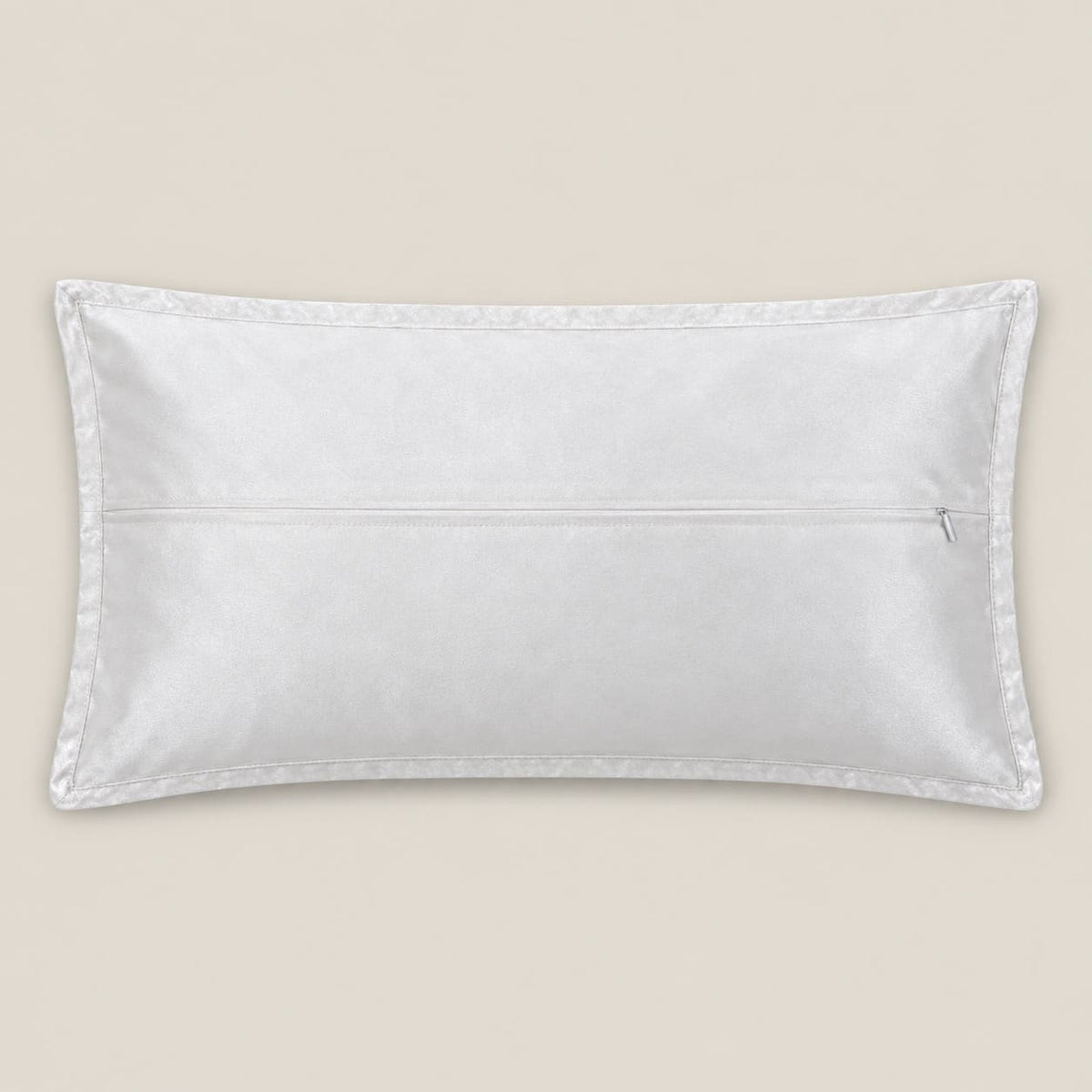 Fleur Ivory and Taupe Floral Rectangular Cushion Cover - Home Artisan