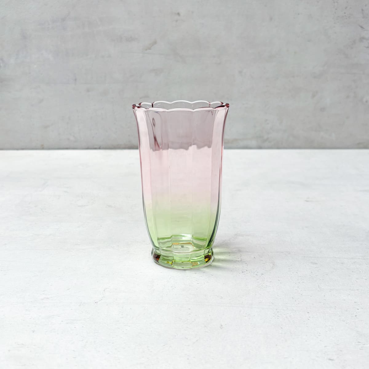 Clara Blush & Sage Ombre Drinking Glass (Tall) - Set of 4 - Home Artisan