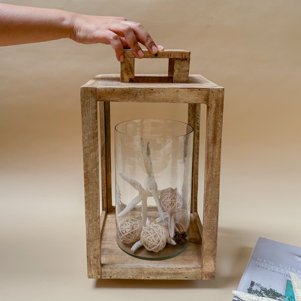 Twilight Wooden Lantern - Home Artisan