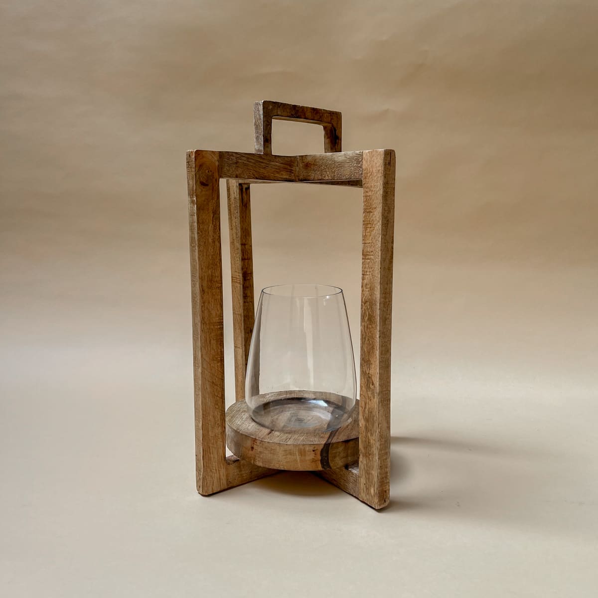 Edel Wooden Lantern - Home Artisan