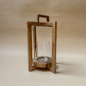 Edel Wooden Lantern - Home Artisan