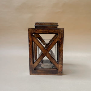Edmund Wooden Lantern - Home Artisan