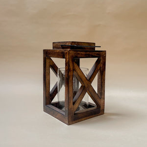 Edmund Wooden Lantern - Home Artisan