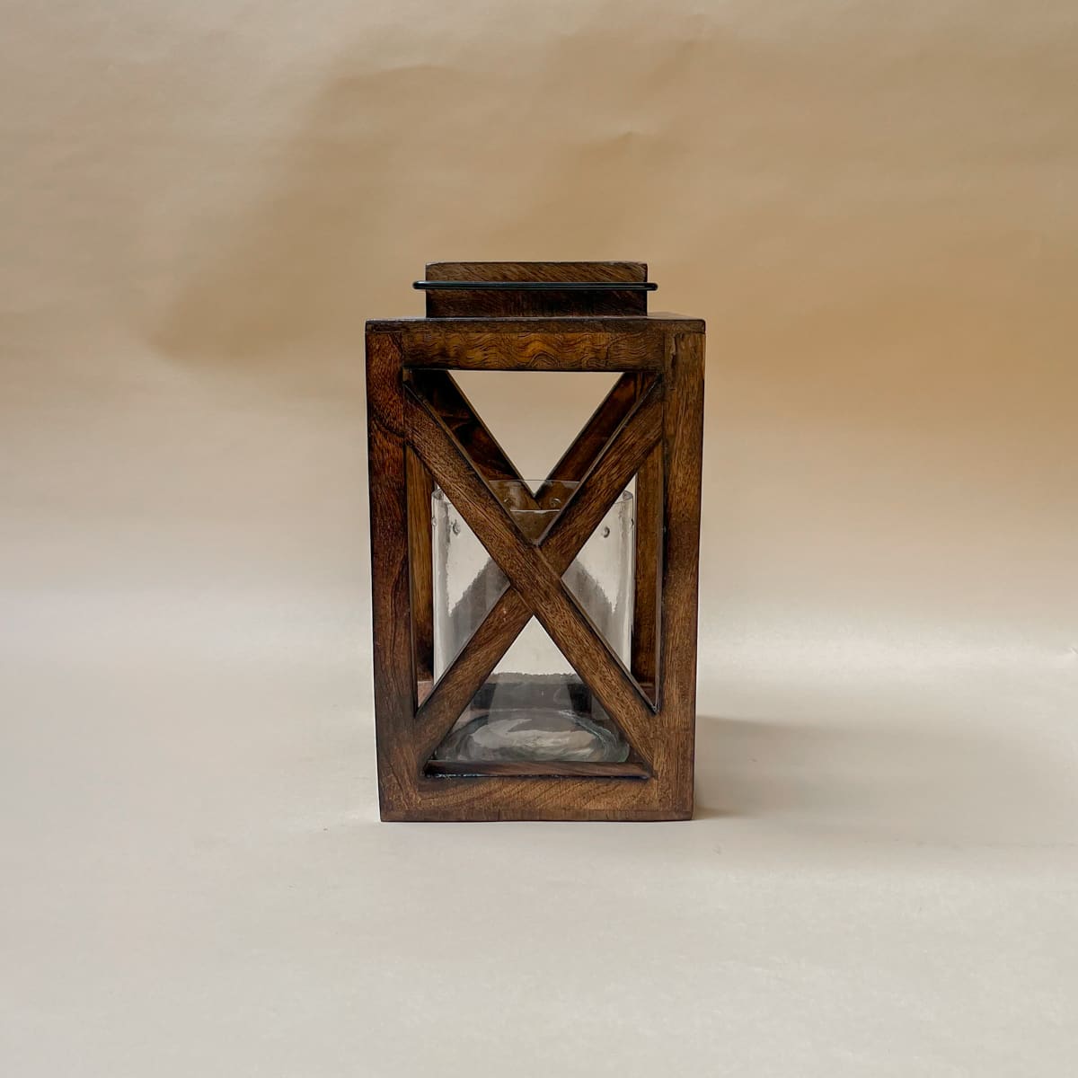 Tensing Wooden Lantern - Home Artisan