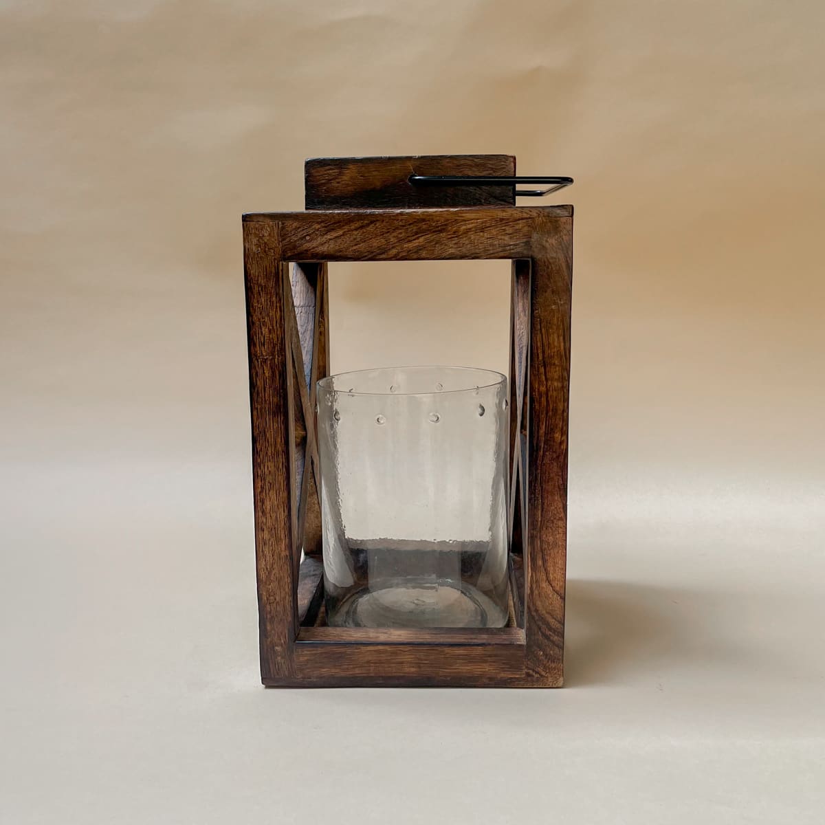 Tensing Wooden Lantern - Home Artisan