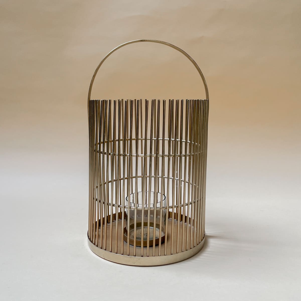 Klimt Golden Metal Lantern (Large) - Home Artisan