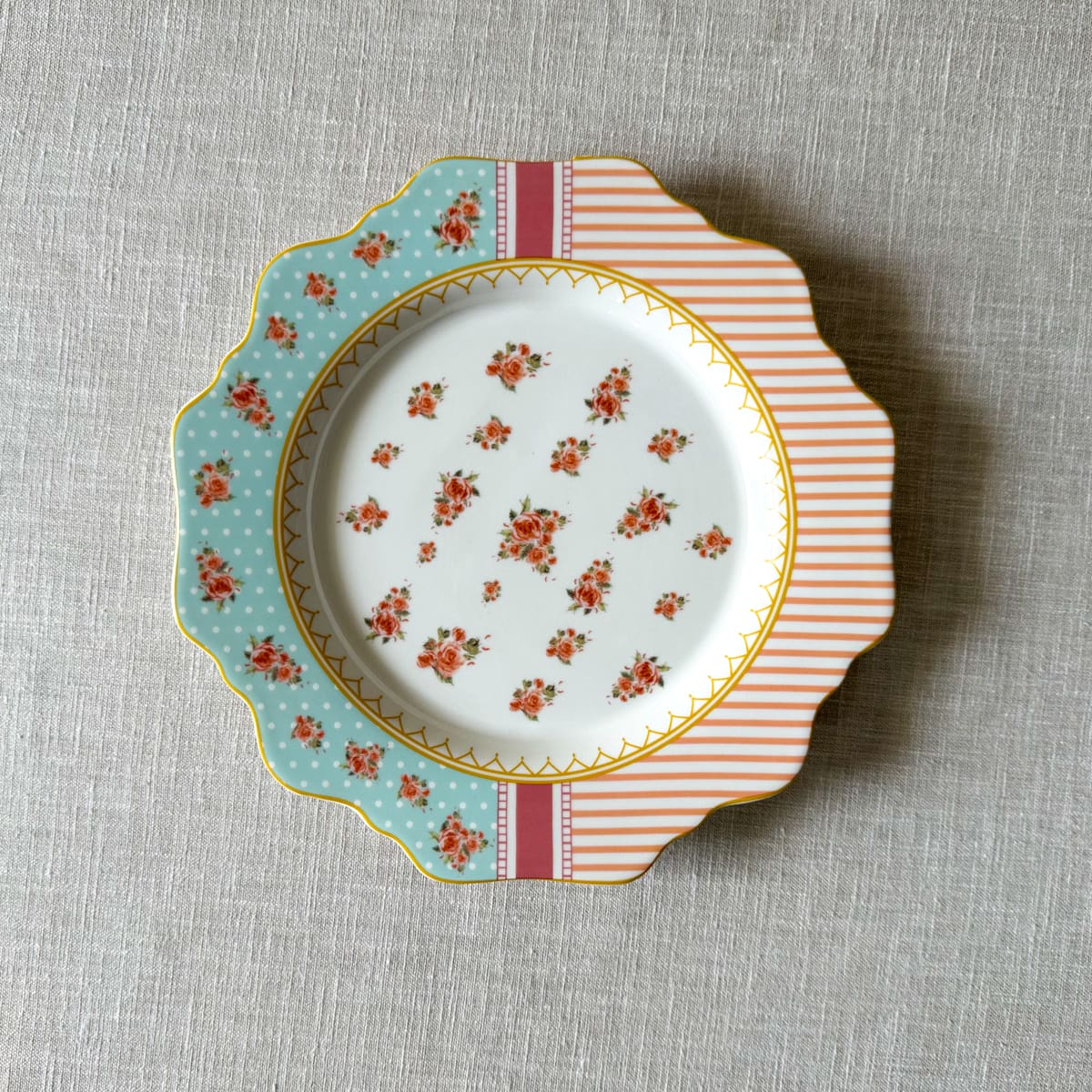 Leah Porcelain Side Plate - Set of 2 - Home Artisan