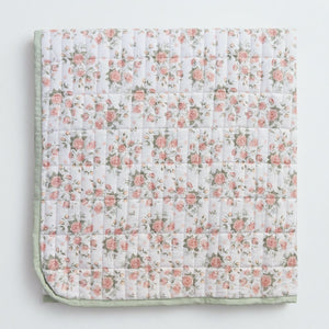 Bella Floral Double-Bed Cotton Comforter with Pillow Cases - Home Artisan