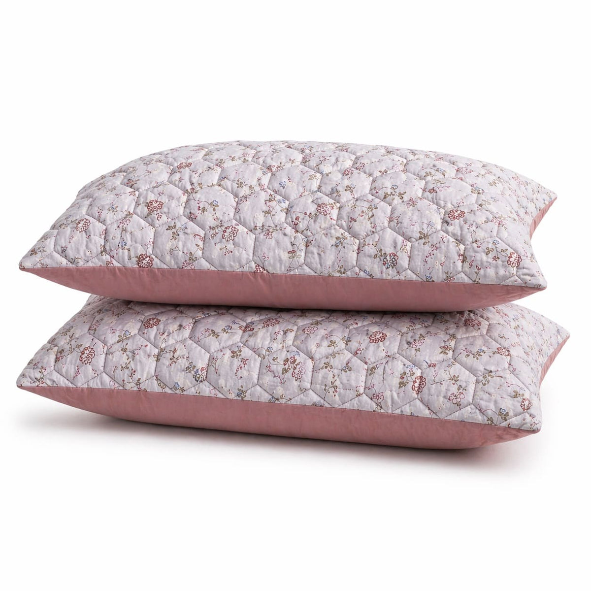 Clara Floral Double-Bed Cotton Comforter with Pillow Cases - Home Artisan