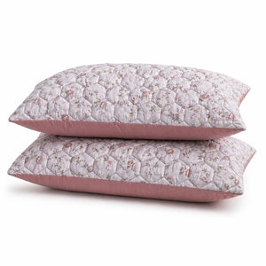 Clara Floral Double-Bed Cotton Comforter with Pillow Cases - Home Artisan