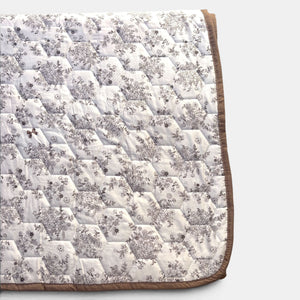 Ella Floral Double-Bed Cotton Comforter with Pillow Cases - Home Artisan