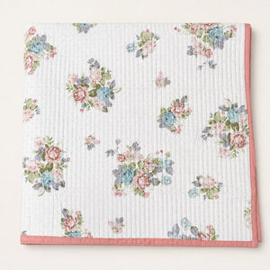 Elodie Pastel Floral Posy King-Size Cotton Comforter with Pillow Cases - Home Artisan