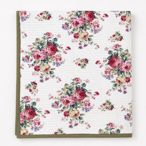 Rosalie Garden Rose Floral King-Size Cotton Comforter with Pillow Cases - Home Artisan