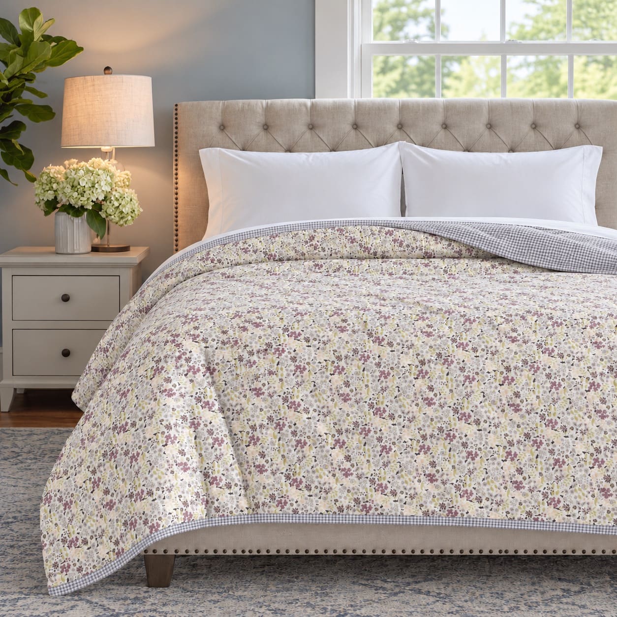 Viola Lavender Meadow King Size Comforter