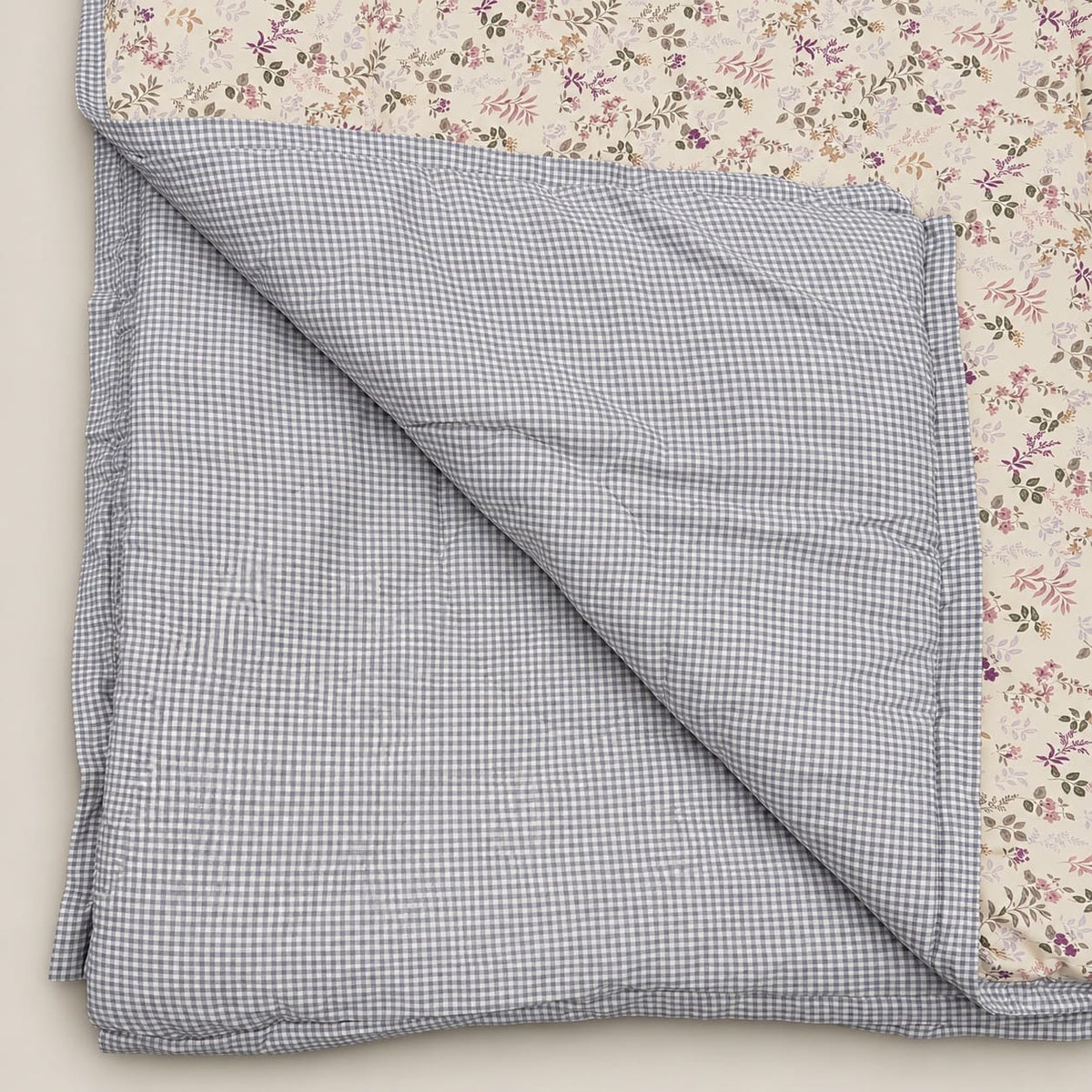 Verbena Pink Floral Sprig King Size Comforter - Home Artisan