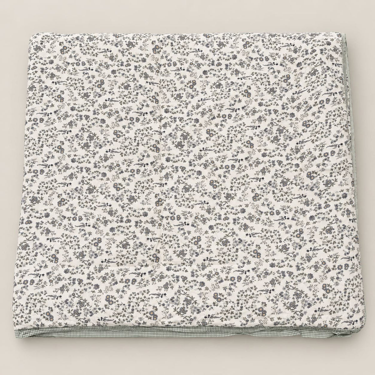Aster Slate Blue Floral King Size Comforter - Home Artisan