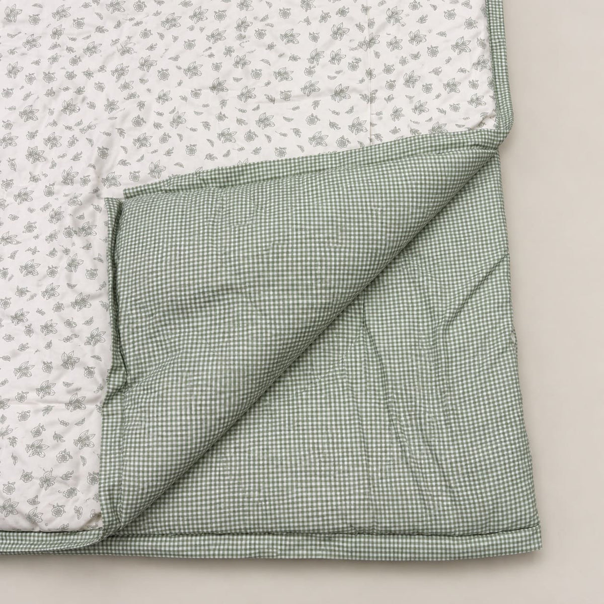 Primrose Sage Petite Floral King Size Comforter - Home Artisan