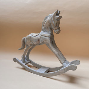 Wilhelm Wooden Rocking Horse Sculpture - Home Artisan