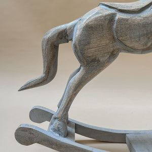 Wilhelm Wooden Rocking Horse Sculpture - Home Artisan