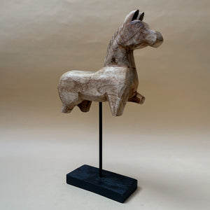 Nicholas Wooden Horse Sculpture (Large) - Home Artisan