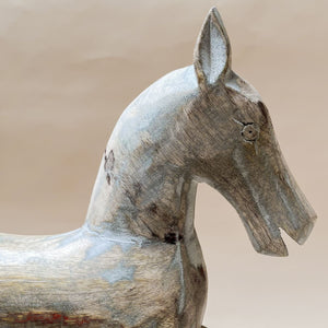 Leander Wooden Horse Sculpture  - Home Artisan