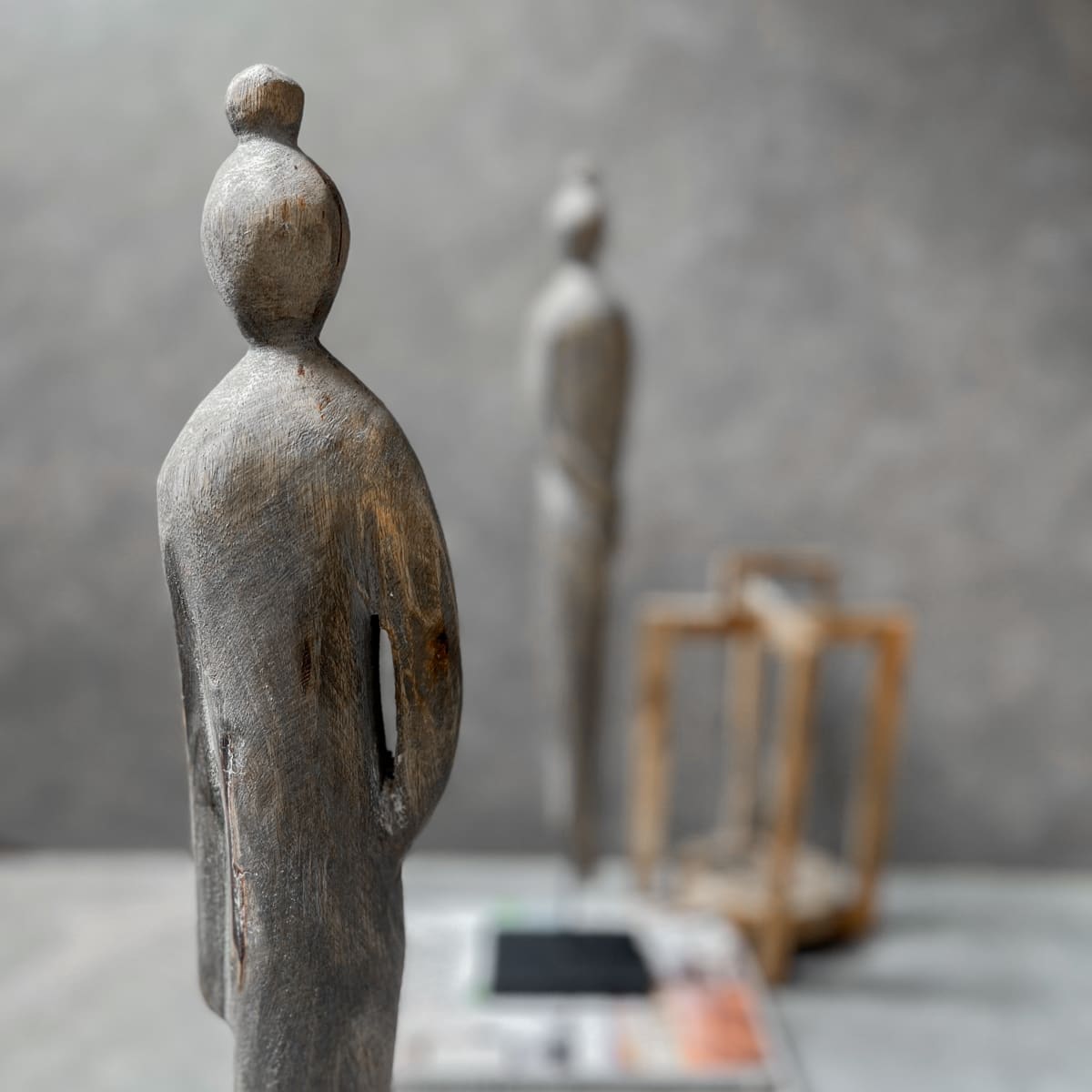 Candra Wooden Sage Sculpture - Home Artisan