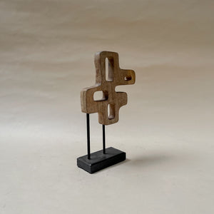 Abstract Wooden Sculpture (Small) - Home Artisan