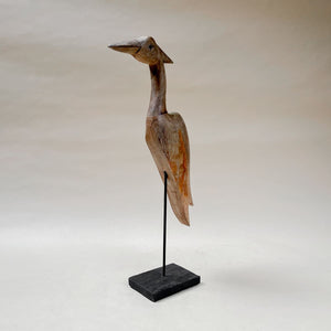 Emmeline Wooden Bird Sculpture (Large) - Home Artisan