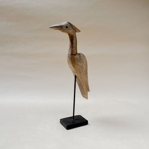 Emmeline Wooden Bird Sculpture (Small) - Home Artisan