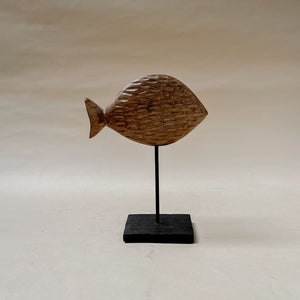 Cavendish Wooden Fish Sculpture (Small) - Home Artisan