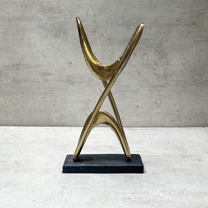 Francine Modern Art Metal Sculpture - Home Artisan