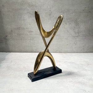 Francine Modern Art Metal Sculpture - Home Artisan