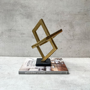 Jules Modern Art Metal Sculpture - Home Artisan