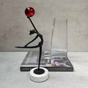 Vivacious Ballerina Metal Sculpture - Home Artisan