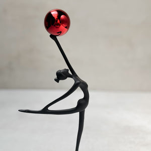 Vivacious Ballerina Metal Sculpture - Home Artisan