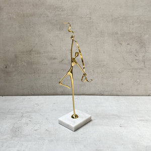 Golden Harmony Brass Sculpture - Home Artisan
