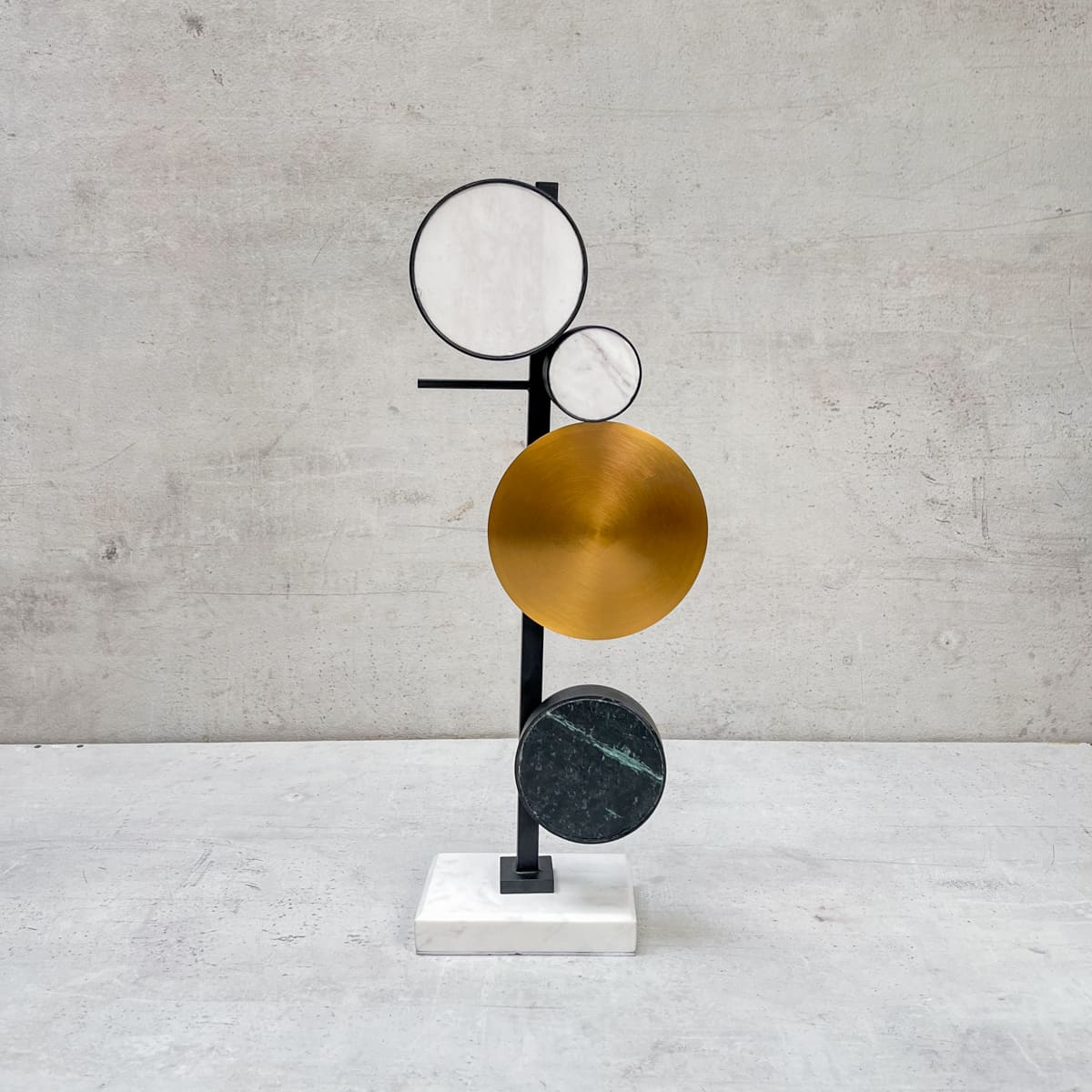 Linetti Marble and Metal Sculpture - Home Artisan