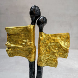 Aton and Edris Metal Sculpture - Home Artisan
