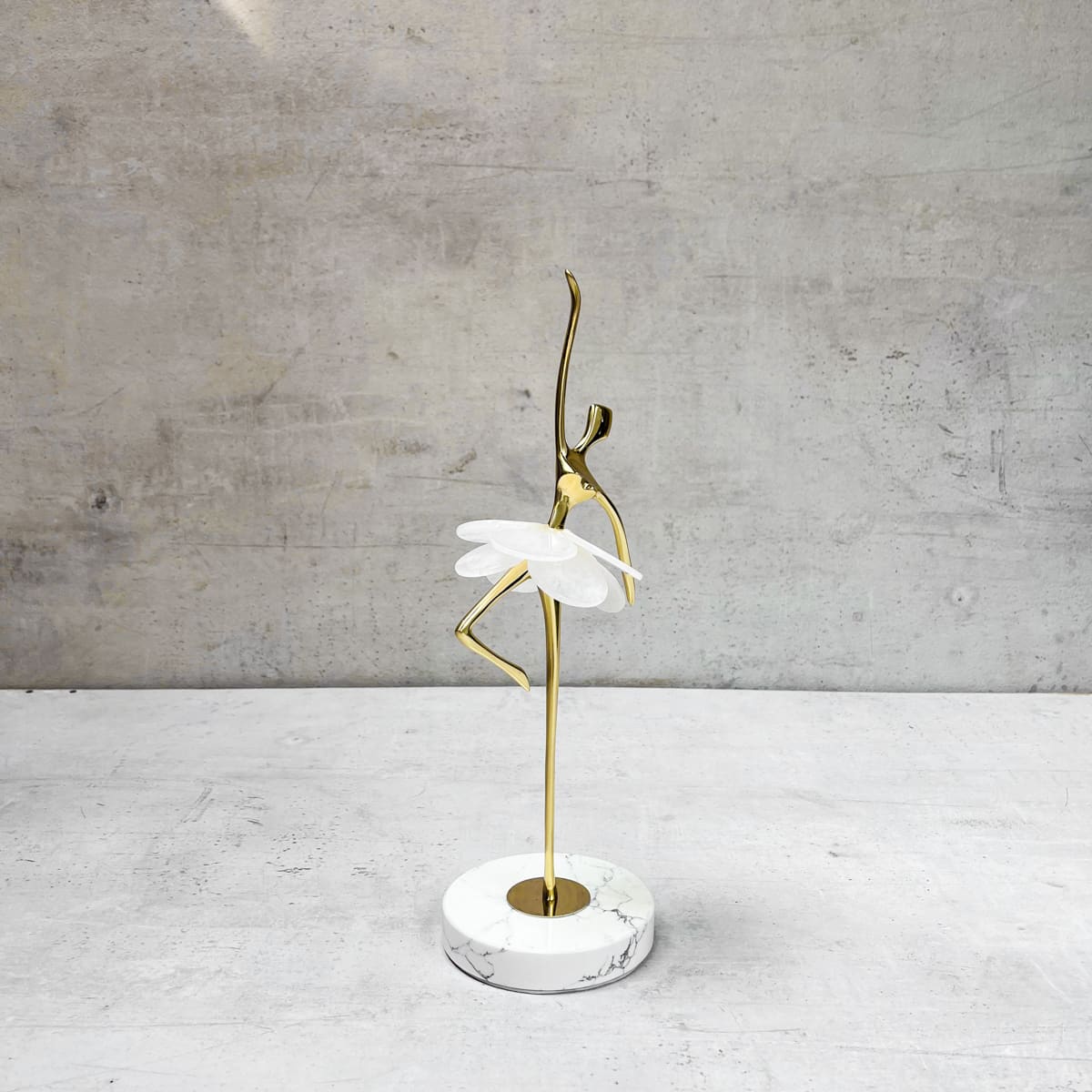 Bernice Golden Ballerina Brass Sculpture - Home Artisan