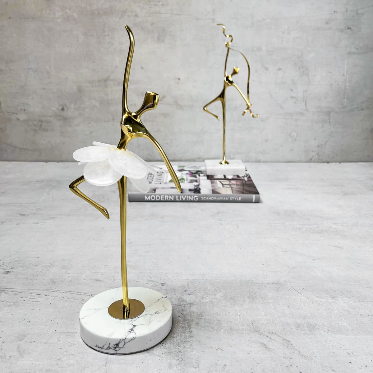Bernice Golden Ballerina Brass Sculpture - Home Artisan