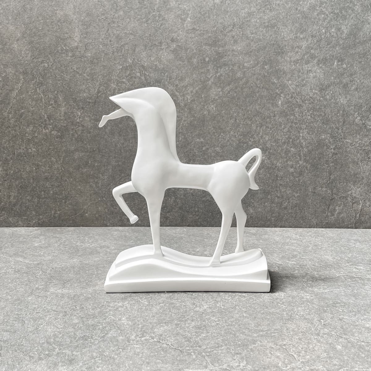 Artemis White Horse Sculpture - Home Artisan