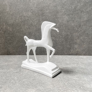 Artemis White Horse Sculpture - Home Artisan