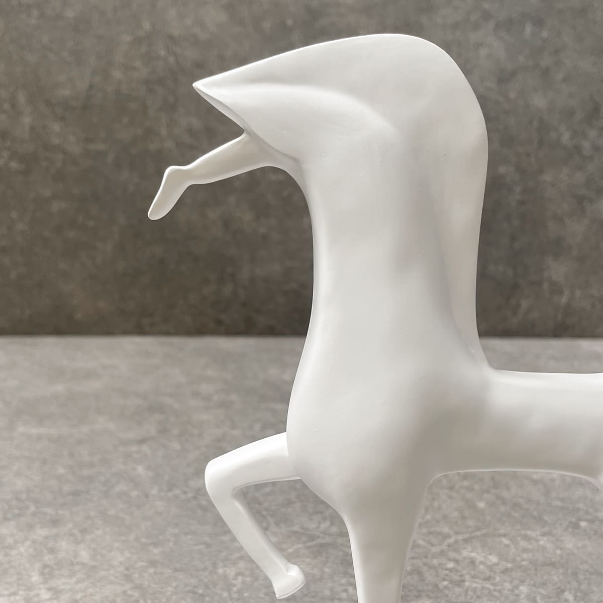 Artemis White Horse Sculpture - Home Artisan