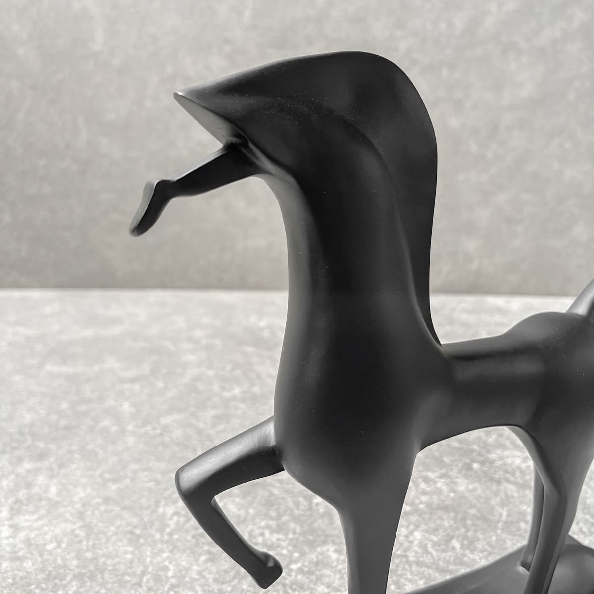 Artemis Black Horse Sculpture - Home Artisan