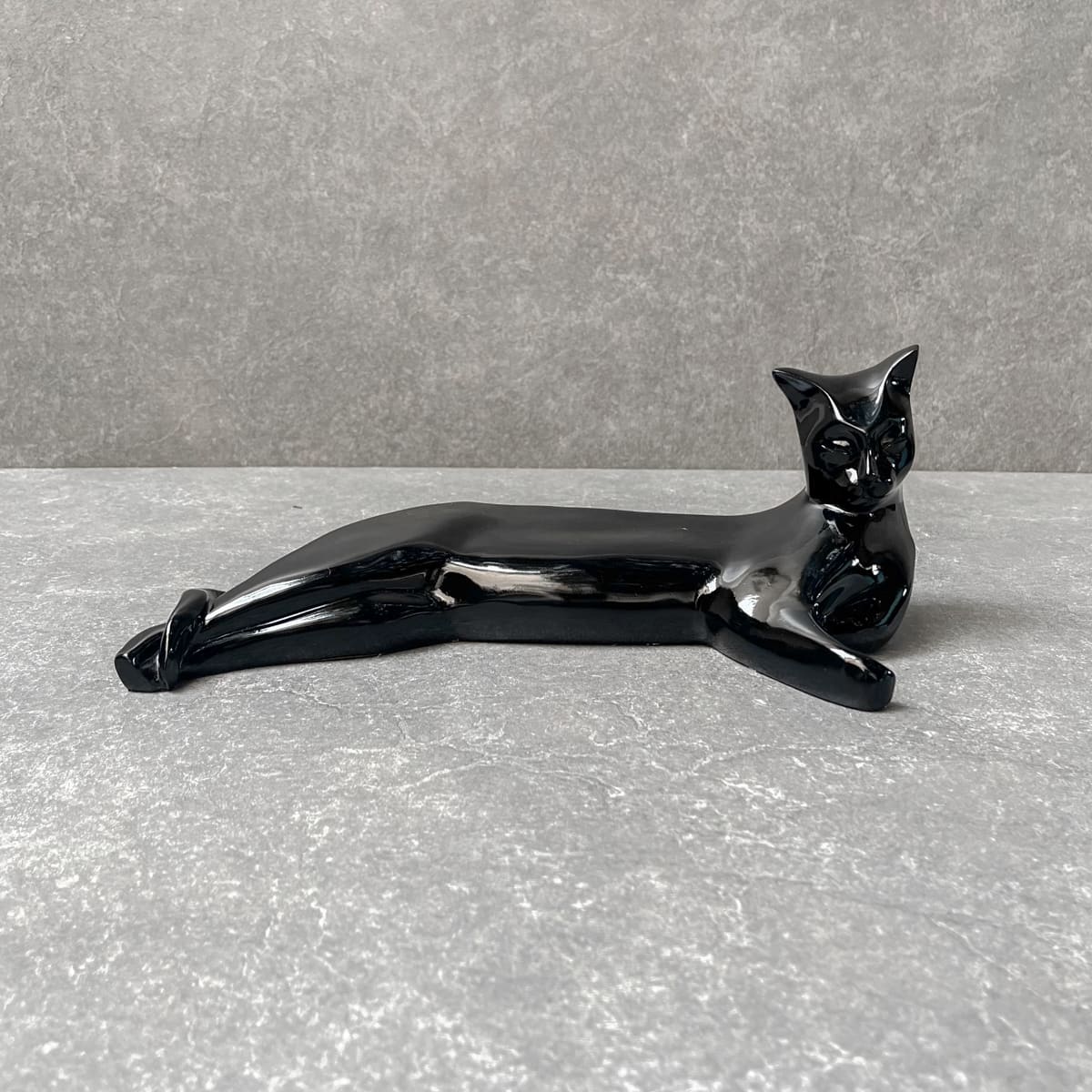 Milo Black Cat Sculpture - Home Artisan